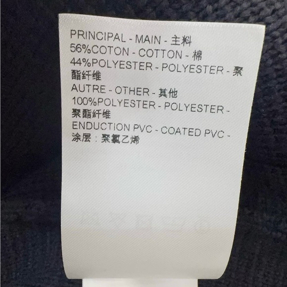 ❌sold❌Authentic Louis Vuitton Navy Textured Jacket - Picture 7 of 8